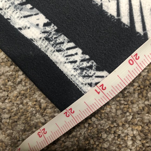 lululemon athletica Black and White Striped Leggings - Picture 9 of 9